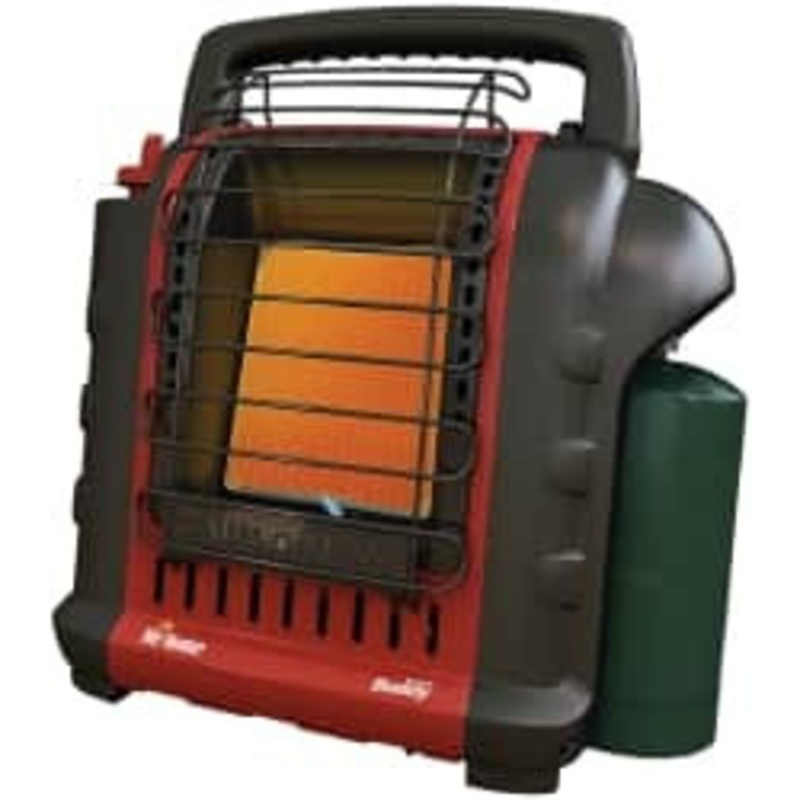 HeatStar 4,000 to 9,000 BTU, Portable Propane Heater (1) 1 Lb or 20 Lb Tank Fuel Capacity, 7-1/2 Long x 13-1/2 Wide x 15 High MH9BX - 63460349