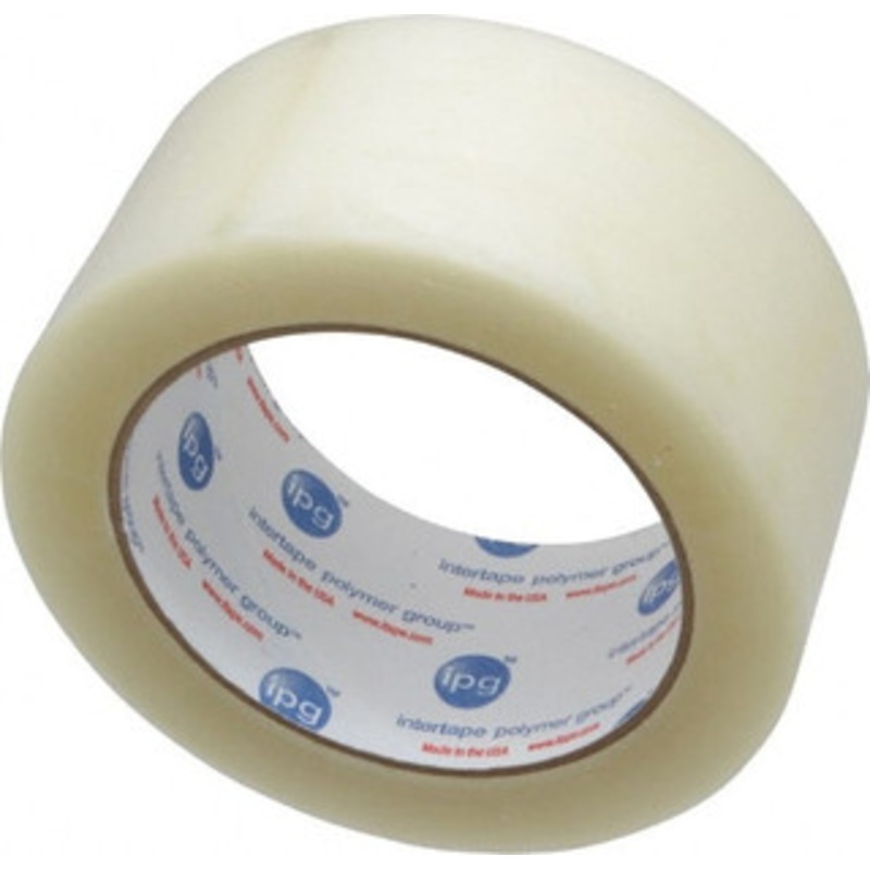 Intertape 2 x 110 Yd Clear Synthetic Rubber Resin Adhesive Sealing Tape Polypropylene Film Backing, 1.85 mil Thick, 27 Lb Tensile Strength, Series 7100 F4085-05 - 74511239