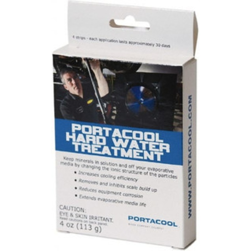 Portacool 4 x30 Day, Evaporative Cooler Mineral Treatment 5-1/2 Long x 3/4 Wide x 3-3/4 High, For Use with All Portacool Units PARPACHWTB00 - 42324764