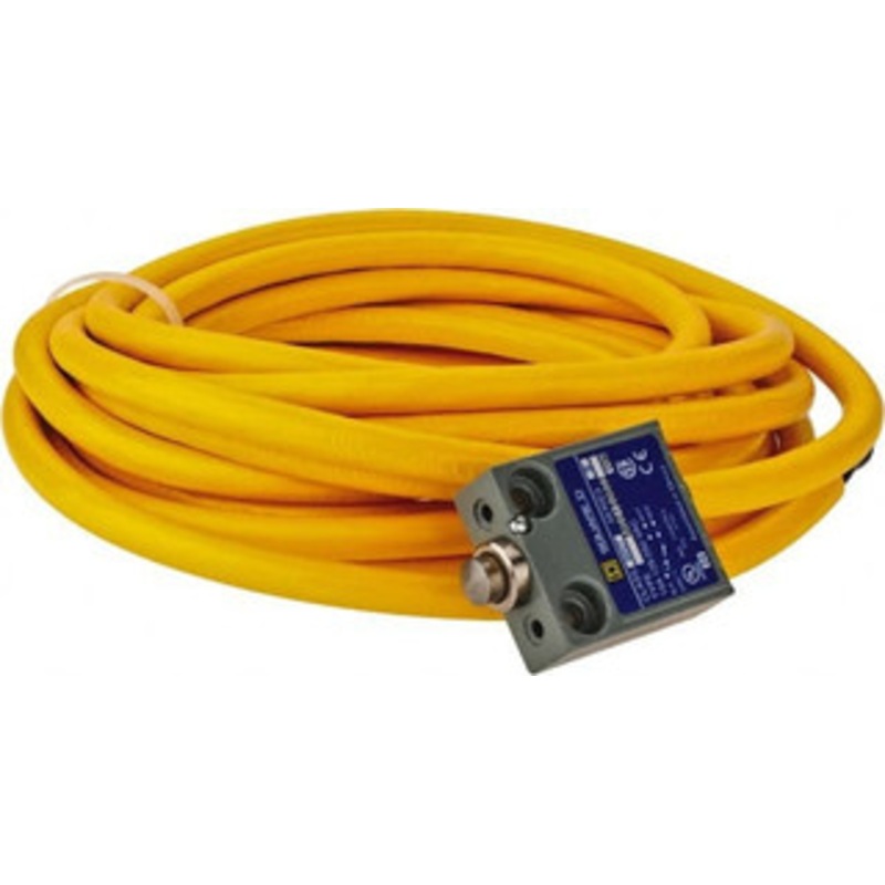 Square D SPDT, NC/NO, Multiple VDC Levels, Prewired Terminal, Plunger Actuator, General Purpose Limit Switch 1, 2, 4, 6, 6P NEMA Rating, IP67 IPR Rating, 80 Ounce Operating Force 9007MS01S0502 - 59760637