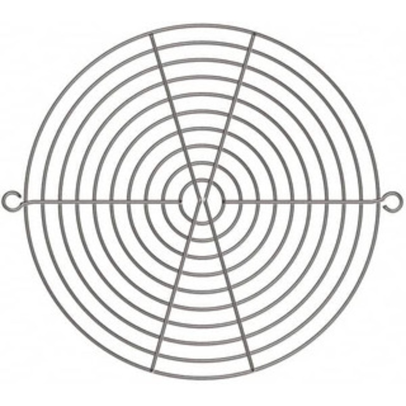 Value Collection 172 x 151mm (6.8 x 5.9) Wire Chrome Fan Guard For Oval Cooling Fans SC162-W5 - 44906170