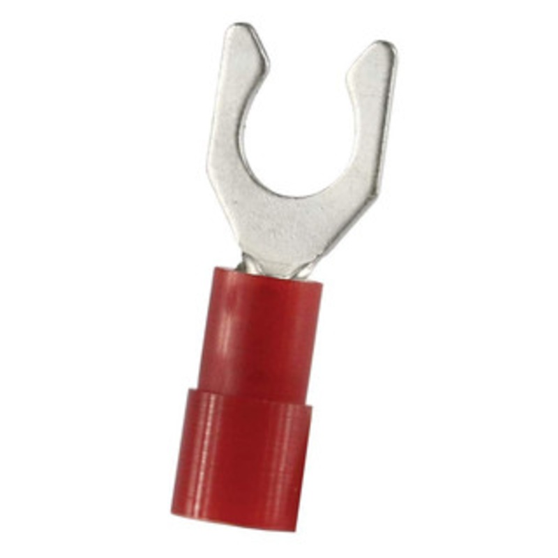 Value Collection Fork Terminals, Terminal Type: Locking, Insulation Type: Partially Insulated, Connection Type: Crimp, Compatible Wire Size (sq mm): 0.5-1.5 (mm), Compatible Wire Size (AWG): 22-16, Stud Size (mm): 5.3 LSNYS1-5 - 14736334