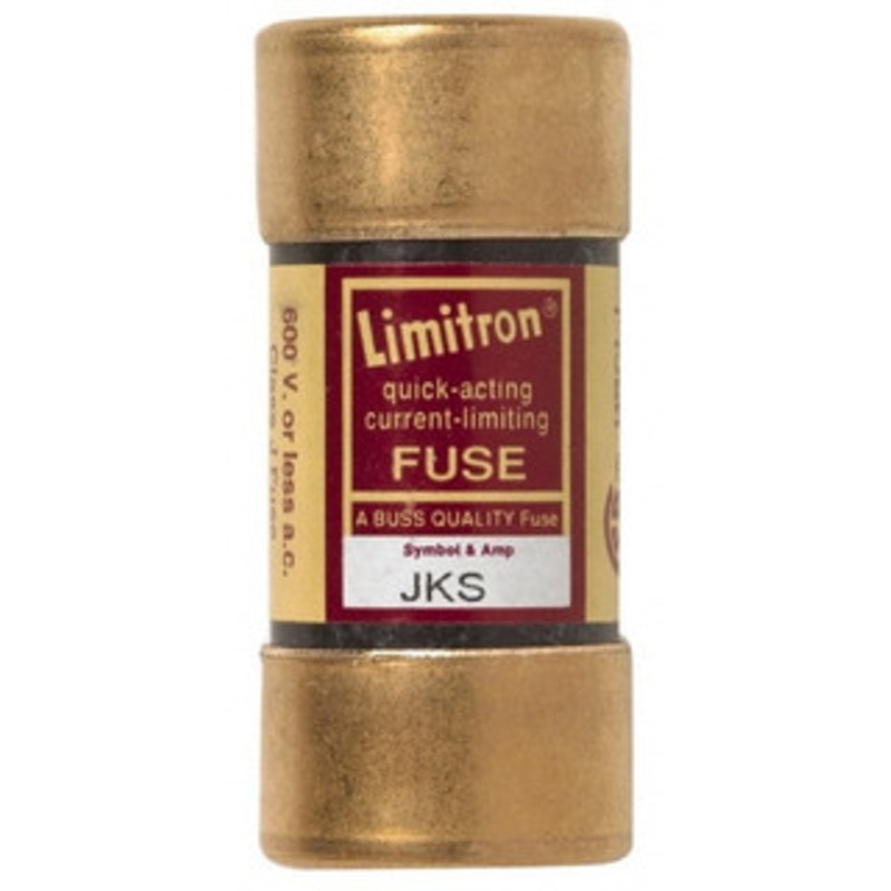 Bussmann 600 VAC, 3 Amp, Fast-Acting General Purpose Fuse Fuse Holder Mount, 2-1/4 OAL, 200 (RMS) kA Rating, 13/16 Diam JKS-3 - 74975616