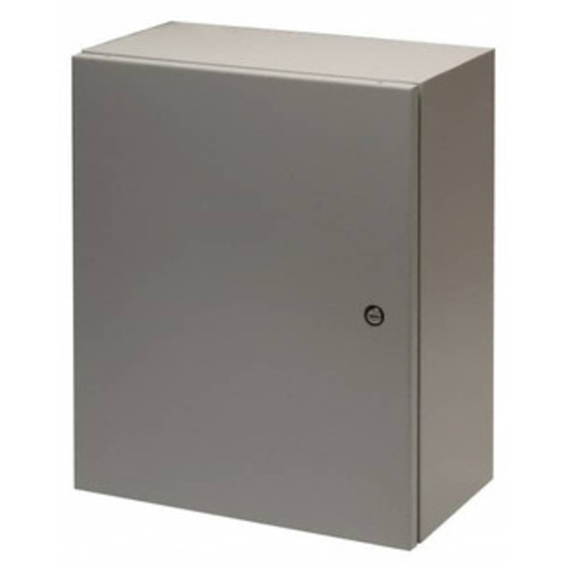 Cooper B-Line NEMA 4, 12 Steel Standard Enclosure with Hinge Flat Cover 16 Wide x 20 High x 8 Deep, Dirt-tight, Dust-tight, Rainproof & Watertight 78205109188 - 64073380