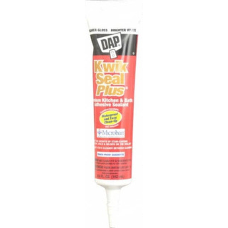 DAP 5.5 oz Tube White Acrylic & Latex Caulk -30 to 180F Operating Temp, 30 min Tack Free Dry Time 7079818526 - 02571198