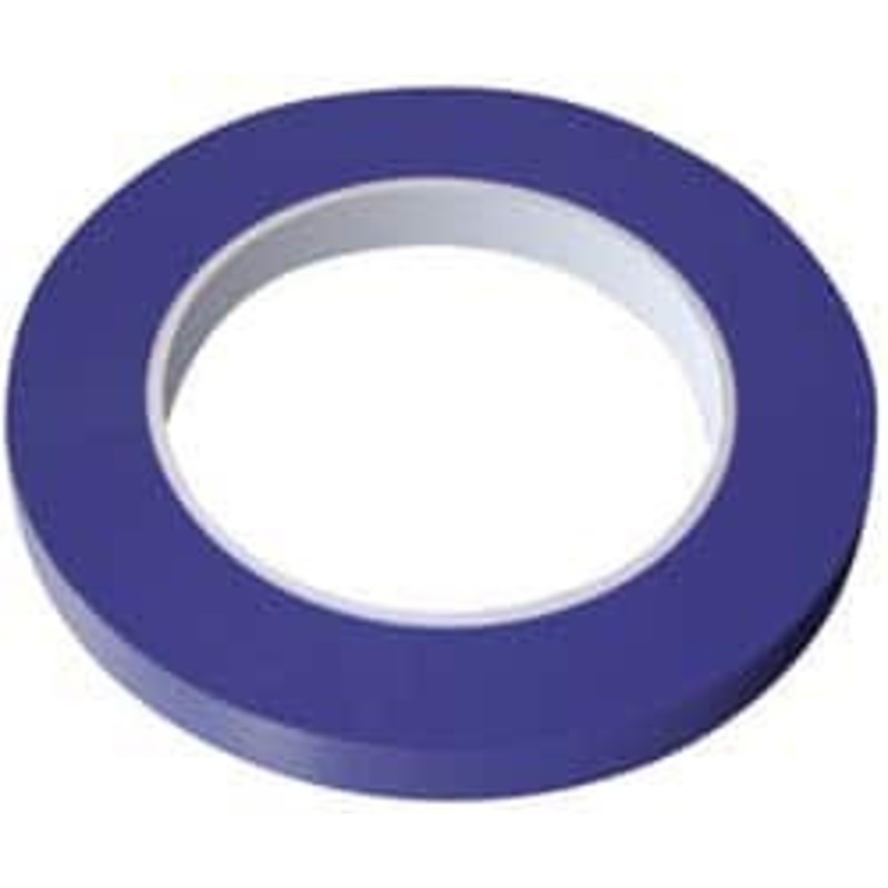 Intertape 1/2 Wide x 110 ft. Long x 5.4 mil Blue Vinyl Masking Tape Rubber Adhesive, 14 Lb/In Tensile Strength, Series FM71 FM71..3 - 62473038