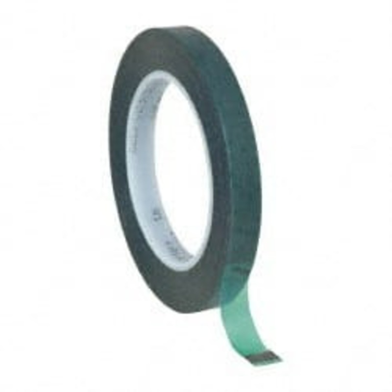 Intertape 1/2 Wide x 215 ft. Long x 3.4 mil Green Polyester Film Masking Tape Silicone Adhesive, 50 Lb/In Tensile Strength, Series 6215 06215-00006-00 - 62472998