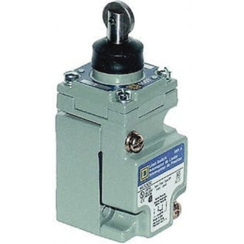 Square D SPDT, NC/NO, 600 Volt Screw Terminal, Roller Plunger Actuator, General Purpose Limit Switch 1, 2, 4, 6, 12, 13, 6P NEMA Rating, IP67 IPR Rating 9007C52D - 42989186