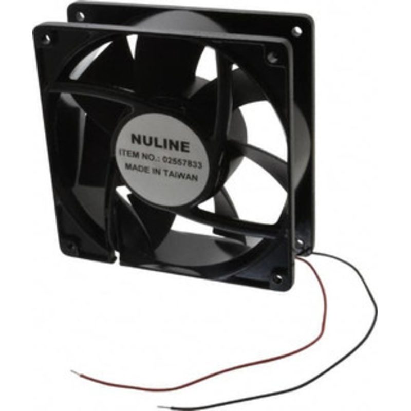 Value Collection 12 Volts, DC, 130 CFM, Square Tube Axial Fan 0.66 Amp Rating, 2,520 to 2,800 RPM, 4.7 High x 4.7 Wide x 1-1/2 Deep SO2147-17 - 02557833