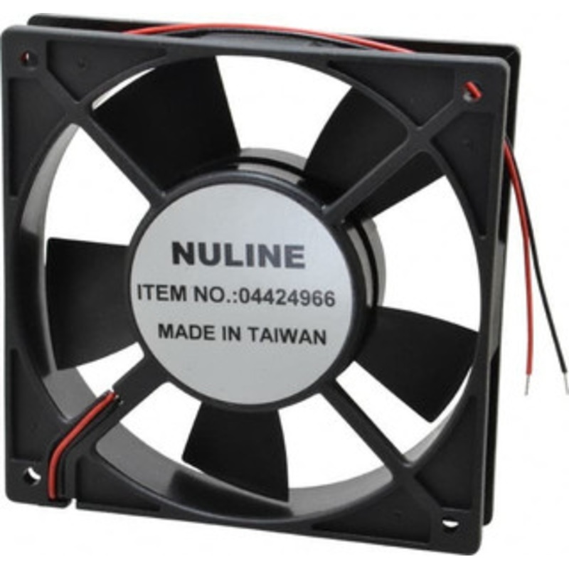 Value Collection 24 Volts, DC, 88.3 CFM, Square Tube Axial Fan 0.24 Amp Rating, 2,700 to 3,000 RPM, 4.72 High x 4.72 Wide x 1 Deep SO2147-16 - 04424966