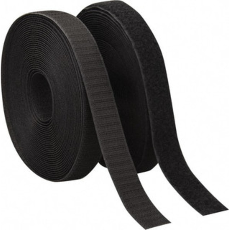 Velcro 1 x 10 Yd Sew On Hook & Loop Roll Continuous Roll, Black 213002 - 67127167