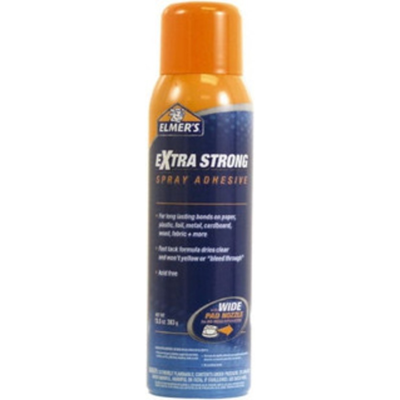 Elmers 13.5 oz Aerosol Clear Spray Adhesive High Tack E455 - 92371988