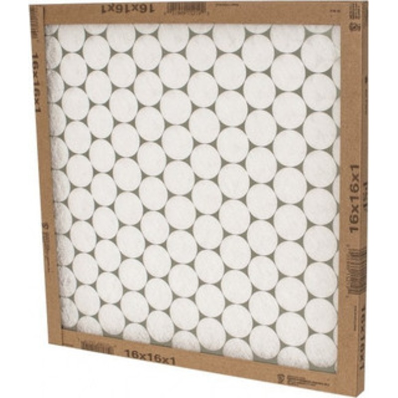 Flanders Precisionaire 16 x 16 x 1, MERV 4, <20% Efficiency, Panel Air Filter Polyester, Chipboard Frame, 300 Max FPM, 533 CFM, Use with Any Unit 11251.011616 - 76935287