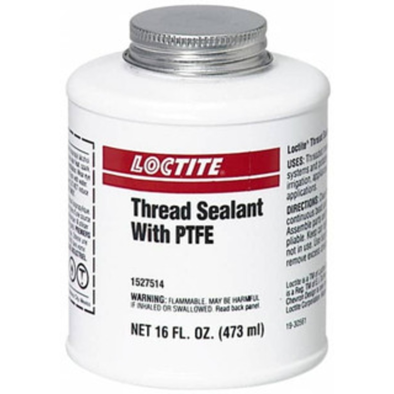 Loctite 16 Fluid Ounce Brush Top Can, White, Paste Chemical Pipe Thread Sealant Series 5113 1527514 - 45751203