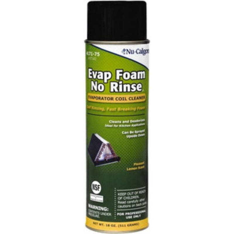 Nu-Calgon HVAC Cleaners & Scale Removers, Container Size (oz.): 18, Container Type: Aerosol, Additional Information: Evaporator Cleaner & Detergent, Type: Coil Cleaner, Formula Type: Alkaline, Formula Type: Alkaline 4171-75 - 05423736