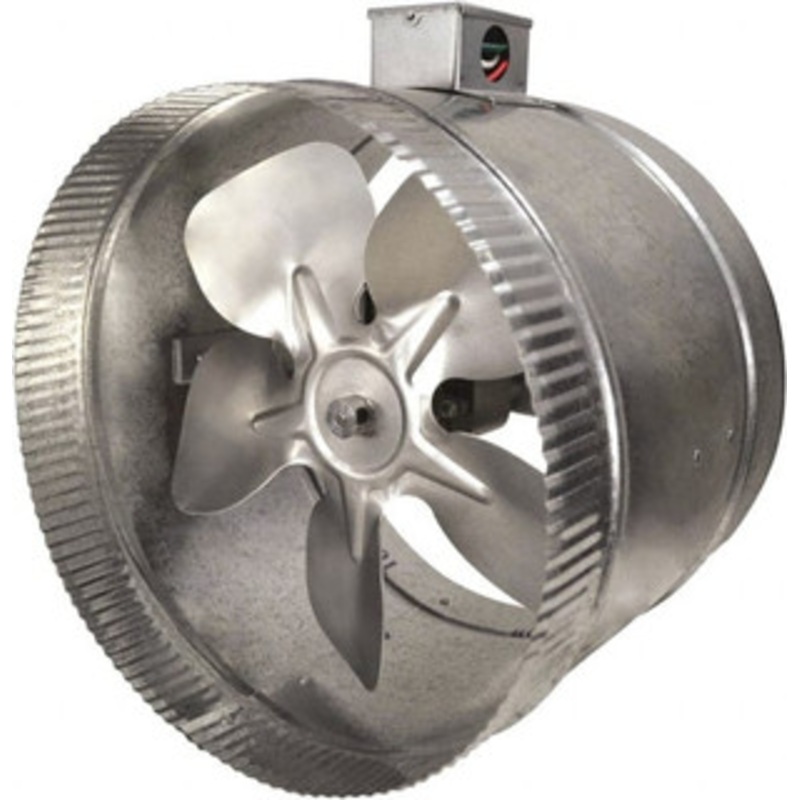 Suncourt 10 Diam, 1.7 Amp, 120 Volt Duct Fan 460 CFM, Double Speed DB310E - 37865045