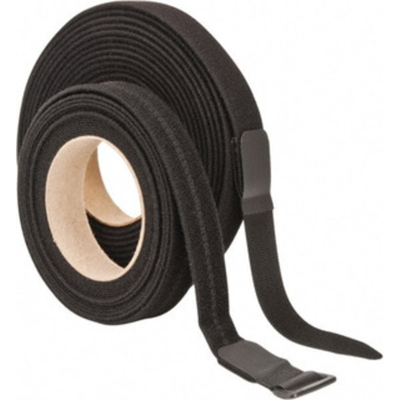Velcro 22 Piece 1 x 5 Yd Self Fastening Tie/Strap Kit Roll, Black 258593 - 63913776