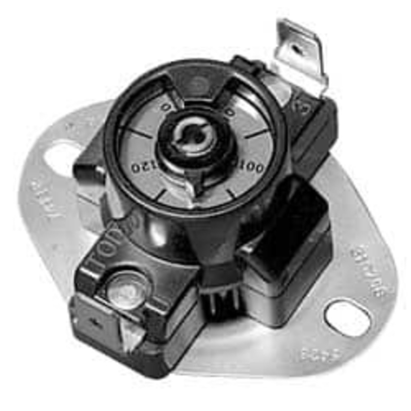 White-Rodgers 210 to 250F Cut In Temp, Open on Rise Switch Action, Snap Disc Control 120/240 VAC, 72A at 120VAC, 60A at 240VAC Locked Rotor Amps, 25A at 120VAC, 25A at 240VAC Resistive Rating, Limit Control 03L05 003S1 - 05423280