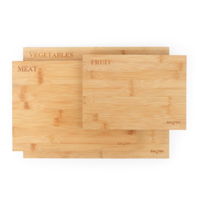 3-Piece Bamboo Chopping Board Set