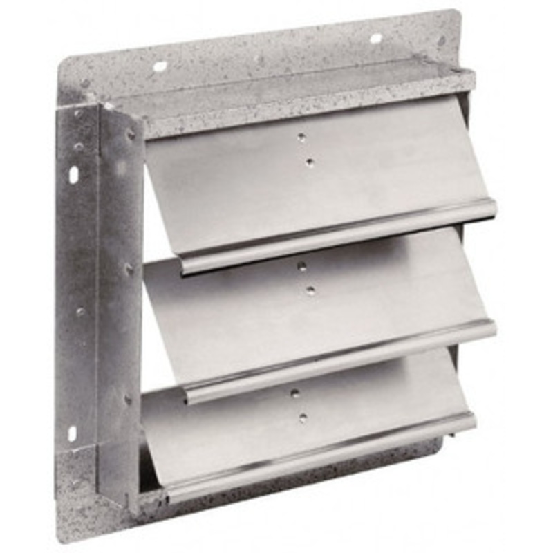 Fantech 18-1/2 x 18-1/2 Square Wall Dampers 19 Rough Opening Width x 19 Rough Opening Height, For Use with 2VLD18, 2VHD18, 2DRV18, 2STV18, 2CAV18 1ACC18WD - 53341996