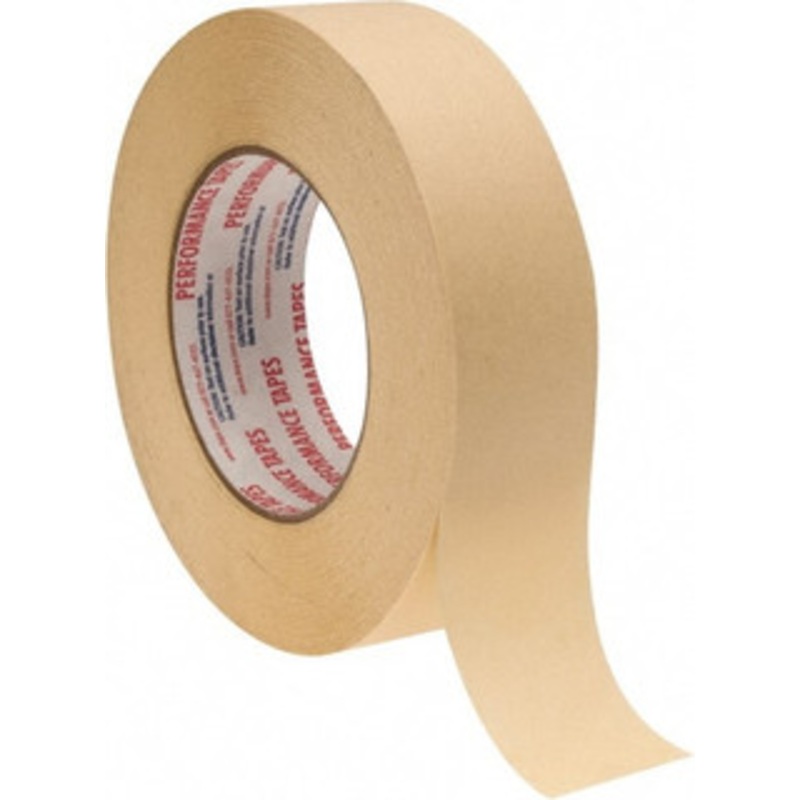 Intertape 1-1/2 Wide x 180 ft. Long x 7.3 mil White Paper Masking Tape Rubber Adhesive, 26 Lb/In Tensile Strength, Series PG21 PG21..180 - 77874691