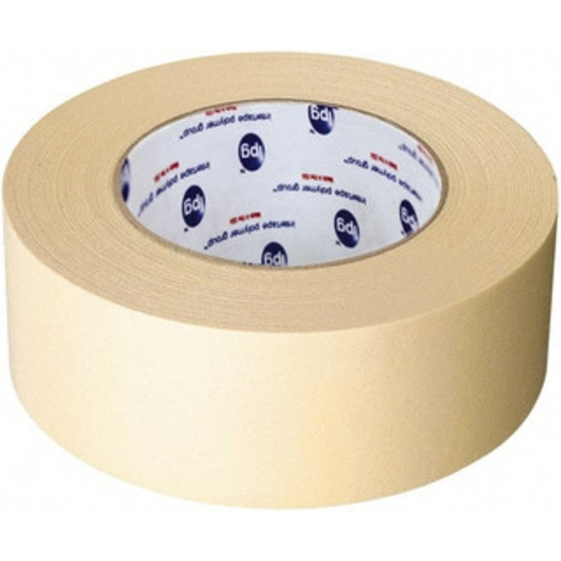 Intertape 3 Wide x 180 ft. Long x 6 mil White Paper Masking Tape Rubber Adhesive, 23 Lb/In Tensile Strength, Series 519 84452 - 62473186
