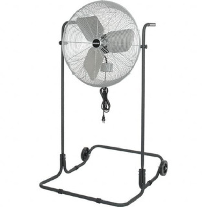 PRO-SOURCE 24 Blade, 1/8 hp, 2,220 CFM, High Floor Stand Industrial Circulation Fan Floor Stand, 115 Volts, 2.4 Amps, 3 Speed CED4144 - 38771879