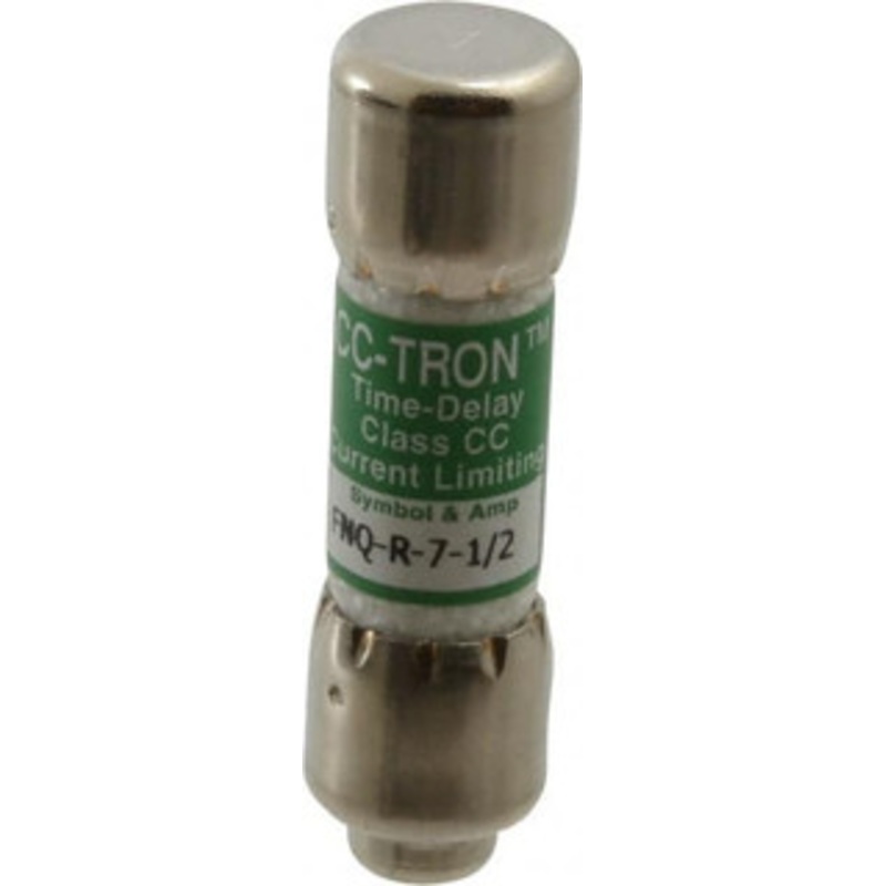 Bussmann 300 VDC, 600 VAC, 7.5 Amp, Time Delay General Purpose Fuse Fuse Holder Mount, 1-1/2 OAL, 200 at AC (RMS) kA Rating, 13/32 Diam FNQ-R-7-1/2 - 75915926