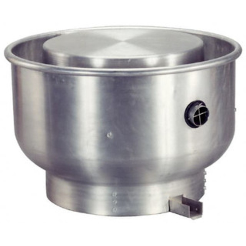 Fantech 13-1/2 Blade, 2,419 CFM, Direct Drive Centrifugal Roof Exhauster 1/2 hp, Open Dripproof Enclosure, Upblast Style, Single Phase, 115/230 Volts 5DDU13DB - 74078932