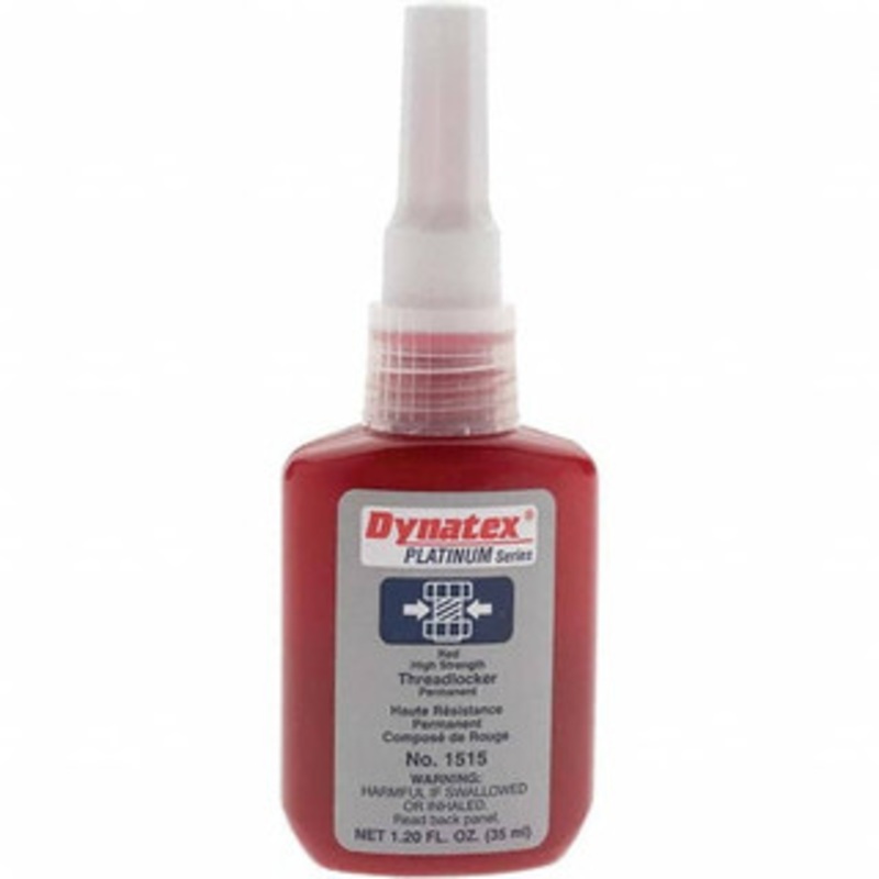 Made in USA 35 mL Bottle, Red, High Strength Liquid Threadlocker BD1515 - 61662292