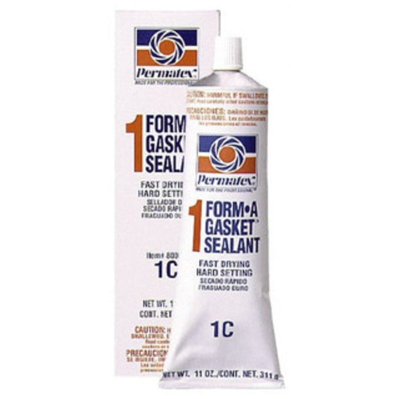 Permatex 11 oz Tube Brown Rosin Gasket Sealant -65 to 400F Operating Temp, 24 hr Full Cure Time 80003 - 71192777