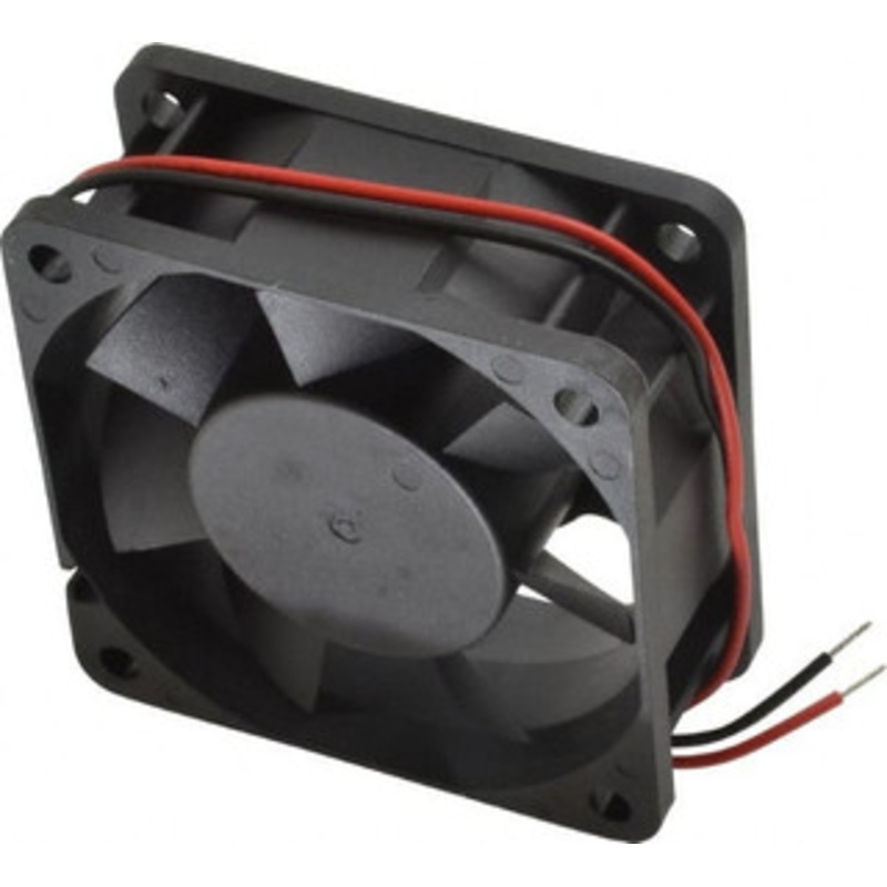 Value Collection 24 Volts, DC, 20 CFM, Square Tube Axial Fan 0.12 Amp Rating, 3,500 to 3,800 RPM, 2.36 High x 2.36 Wide x 1 Deep SO2147-4 - 04425021