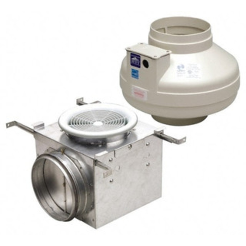 Fantech 6 Blade, Direct Drive, 0.082 hp, 190 CFM, Totally Enclosed Exhaust Fan 6 Opening Height x 8 Opening Width, 8 Deep, 5/16 Projection, 115 Volt, Single Phase PB190 - 62587027