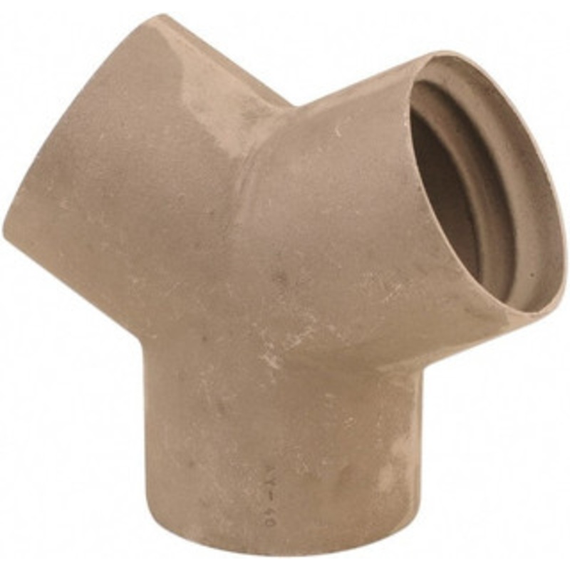 Hi-Tech Duravent 2-1/2 ID Custom EPDM Y Adapter 4 Long 065202500002 - 01578178