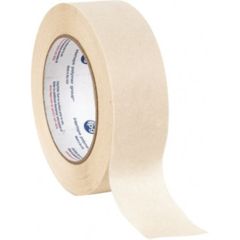 Intertape 1-1/2 Wide x 180 ft. Long x 5 mil Tan Paper Masking Tape Rubber Adhesive, 19 Lb/In Tensile Strength, Series 513 87218 - 53475521