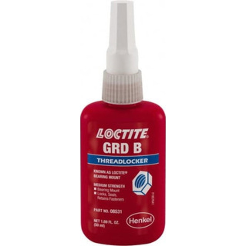 Loctite 50 mL, Yellow, Medium Strength Liquid Threadlocker 199013 - 57018459