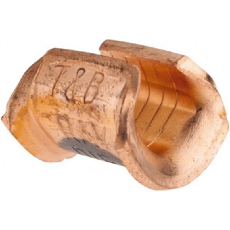 Thomas & Betts 5/8 High x 9/16 Long, Terminal Block C Tap Use with Wire Range Main 8-6 54715 - 54056064