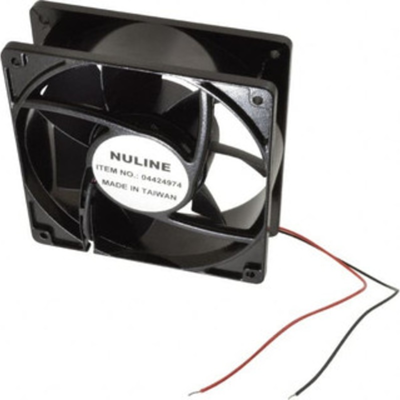 Value Collection 12 Volts, DC, 145 CFM, Square Tube Axial Fan 1.1 Amp Rating, 2,600 to 2,900 RPM, 4.7 High x 4.7 Wide x 1-1/2 Deep SO2147-18 - 04424974