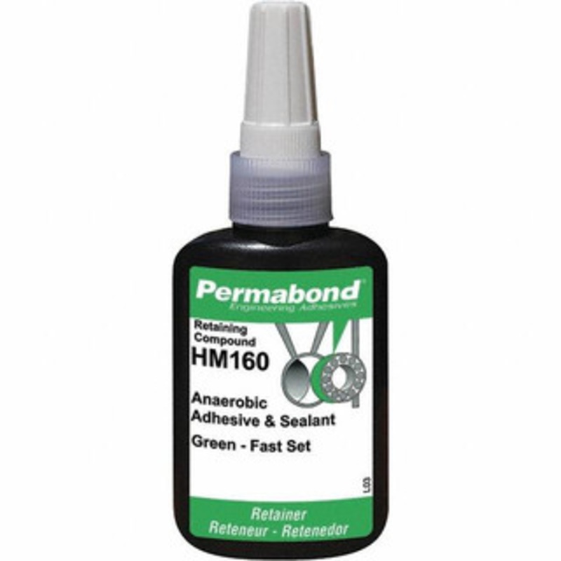 Value Collection Threadlockers & Retaining Compounds, Type: Retaining Compound, Series: HM160, Container Type: Bottle, Color: Green, Strength: Medium, Container Size: 50 mL HM160 50ML - 72449960
