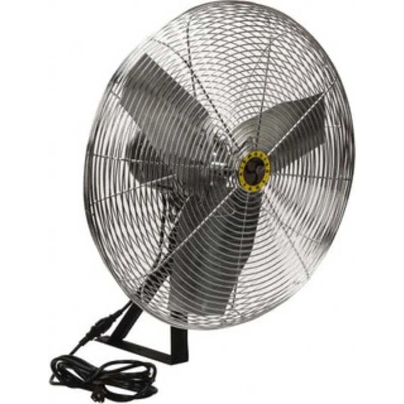Airmaster Fan 24 Blade, 1/4 hp, 2,820, 4,020 & 5,220 CFM, Industrial Circulation Fan Wall/Ceiling Mount, 115 Volts, 2 Speed 71725 - 76930940