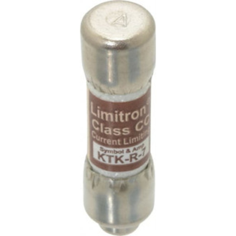 Bussmann 600 VAC, 7 Amp, Fast-Acting General Purpose Fuse Fuse Holder Mount, 1-1/2 OAL, 200 at AC (RMS) kA Rating, 13/32 Diam KTK-R-7 - 74760471