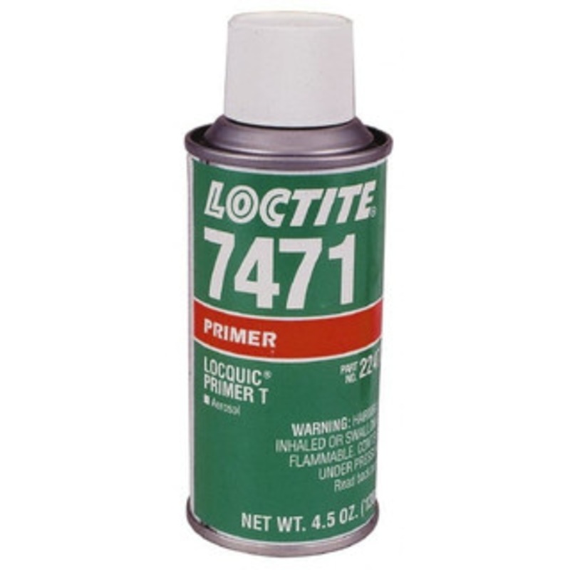 Loctite 4.5 Fluid Ounce Aerosol, Amber, Liquid Primer Series 7471, Hand Tool Removal 135337 - 00202309