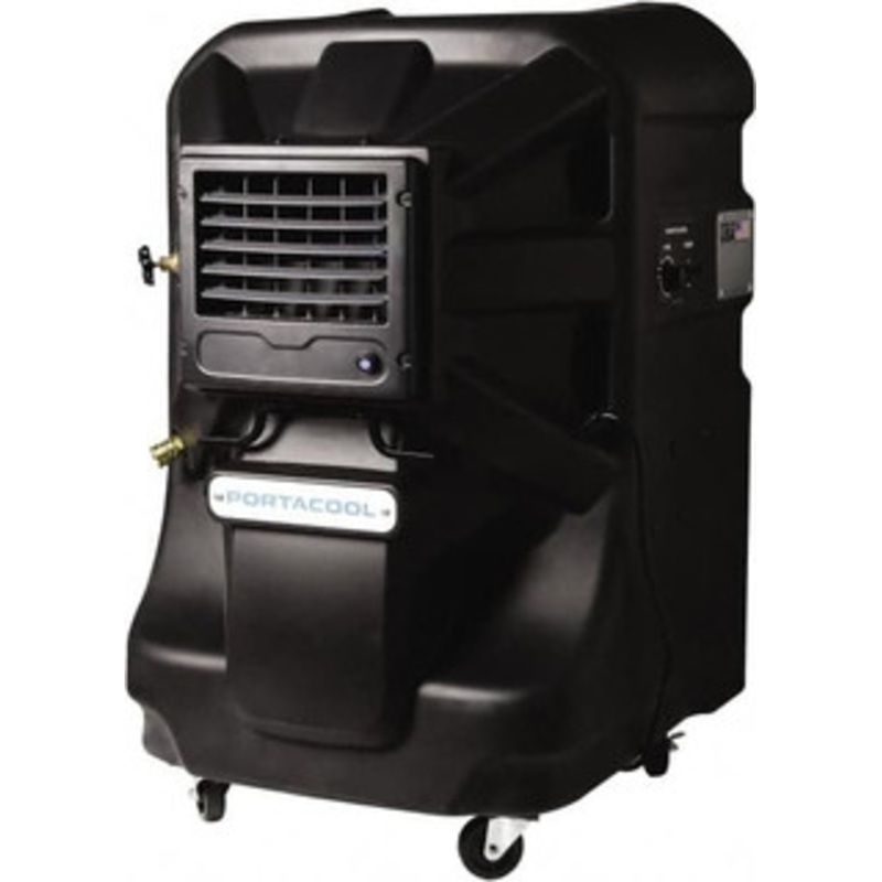 Portacool 20 Gal Capacity, 0.25 hp, 2,400 CFM Evaporative Cooler 3 Amp Rating, 110/115 Volts, Infinitely Variable Speed PACJS2201A1 - 45969086