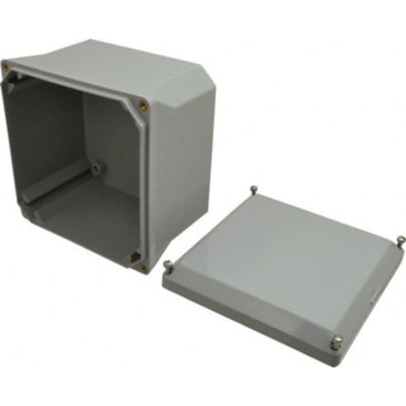 Thomas & Betts NEMA 1, 2, 3, 4, 12, 3S, 3SX, 3X, 4X Polycarbonate Standard Enclosure with Screw Flat Cover 6 Wide x 6 High x 4 Deep, Impact Resistant NS664 - 54090063