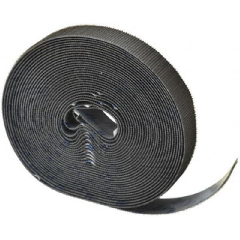 Velcro 1 x 10 Yd Adhesive Backed Hook & Loop Roll Continuous Roll, Black 213011 - 67127522