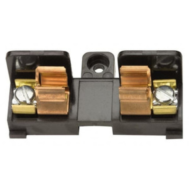 Bussmann 1 Pole, 600 VAC/VDC, 30 Amp, Screw Mount Fuse Block 13/32 Inch Diameter x 1-1/2 Inch Fuse Length, 65.1mm Long x 34.1mm Wide x 28.6mm High Block 3743 - 84720705