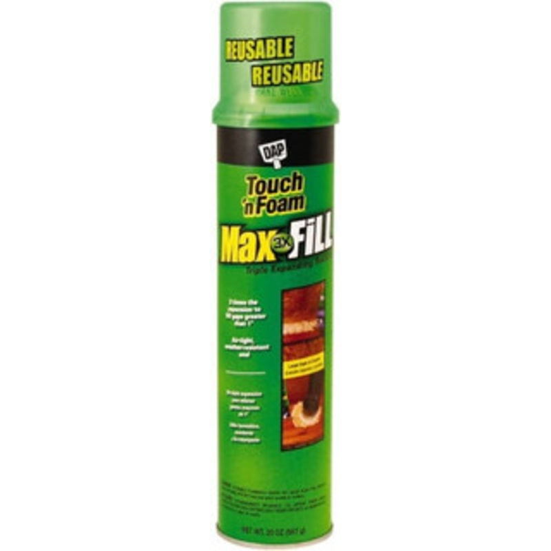 DAP 20 oz Aerosol Amber Polyurethane Foam 10 to 25 min Tack Free Dry Time, 4 hr Full Cure Time 7565020012 - 46023388