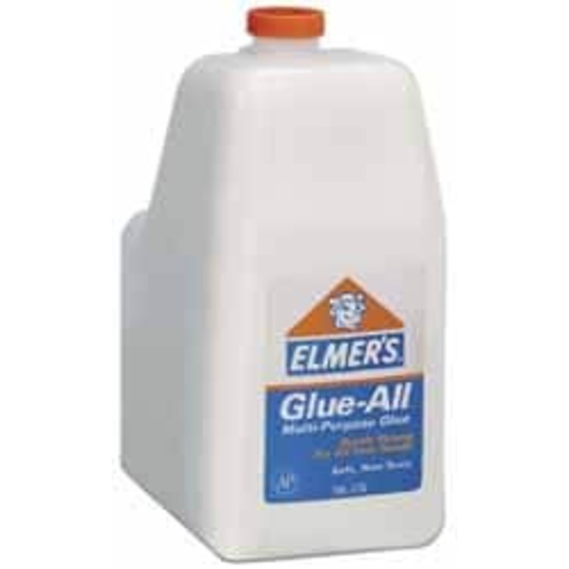 Elmers 50 Gal Drum White All Purpose Glue 5 min Working Time, Bonds to Ceramic, Fabric, Leather, Paper & Wood E1327 - 74045162