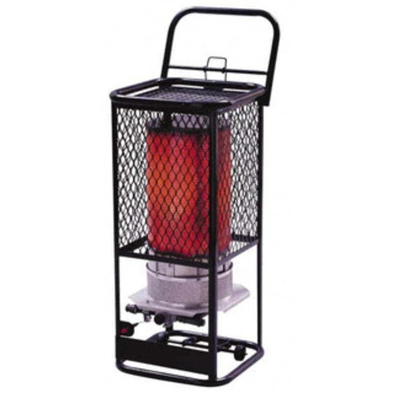 HeatStar 125,000 BTU, Portable Propane Radiant Heater 100 Lb Fuel Capacity, 16-1/4 Long x 16-1/4 Wide x 35 High HS125LP - 93178861