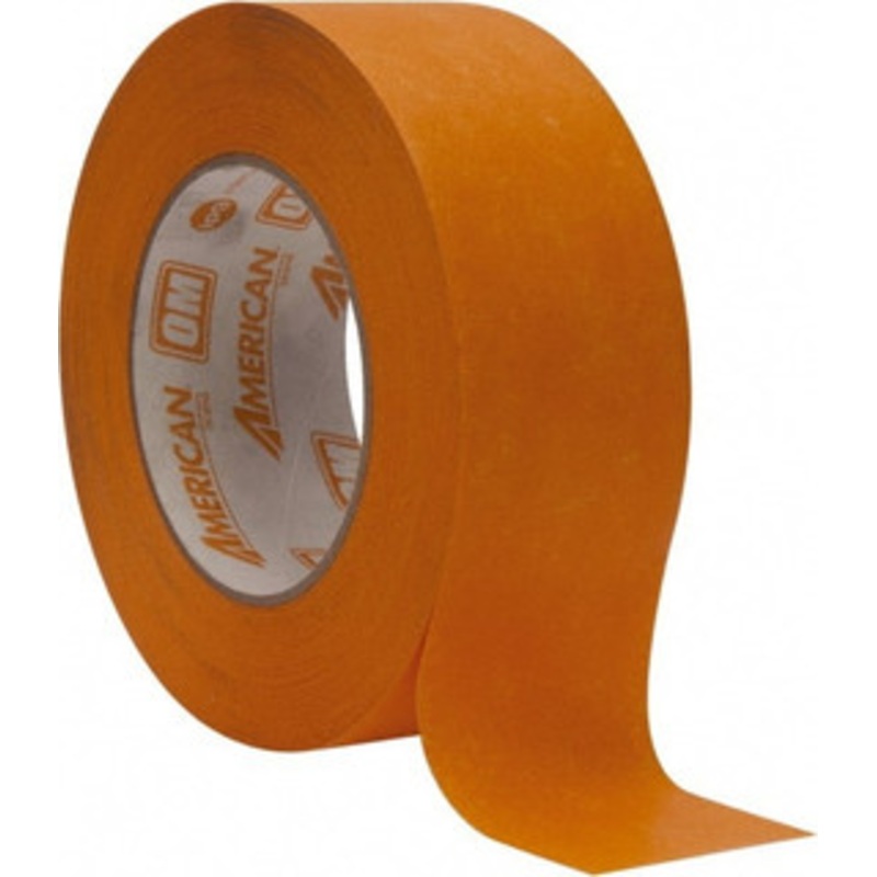 Intertape 2 Wide x 180 ft. Long x 7.3 mil Orange Paper Masking Tape Rubber Adhesive, 23 Lb/In Tensile Strength, Series Orange Mask OM4855 - 62473095